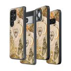 Stylish Glass Back Case for All Smartphones iPhone, Samsung, OnePlus, Pixel, Redmi, Oppo, Vivo, Motorola