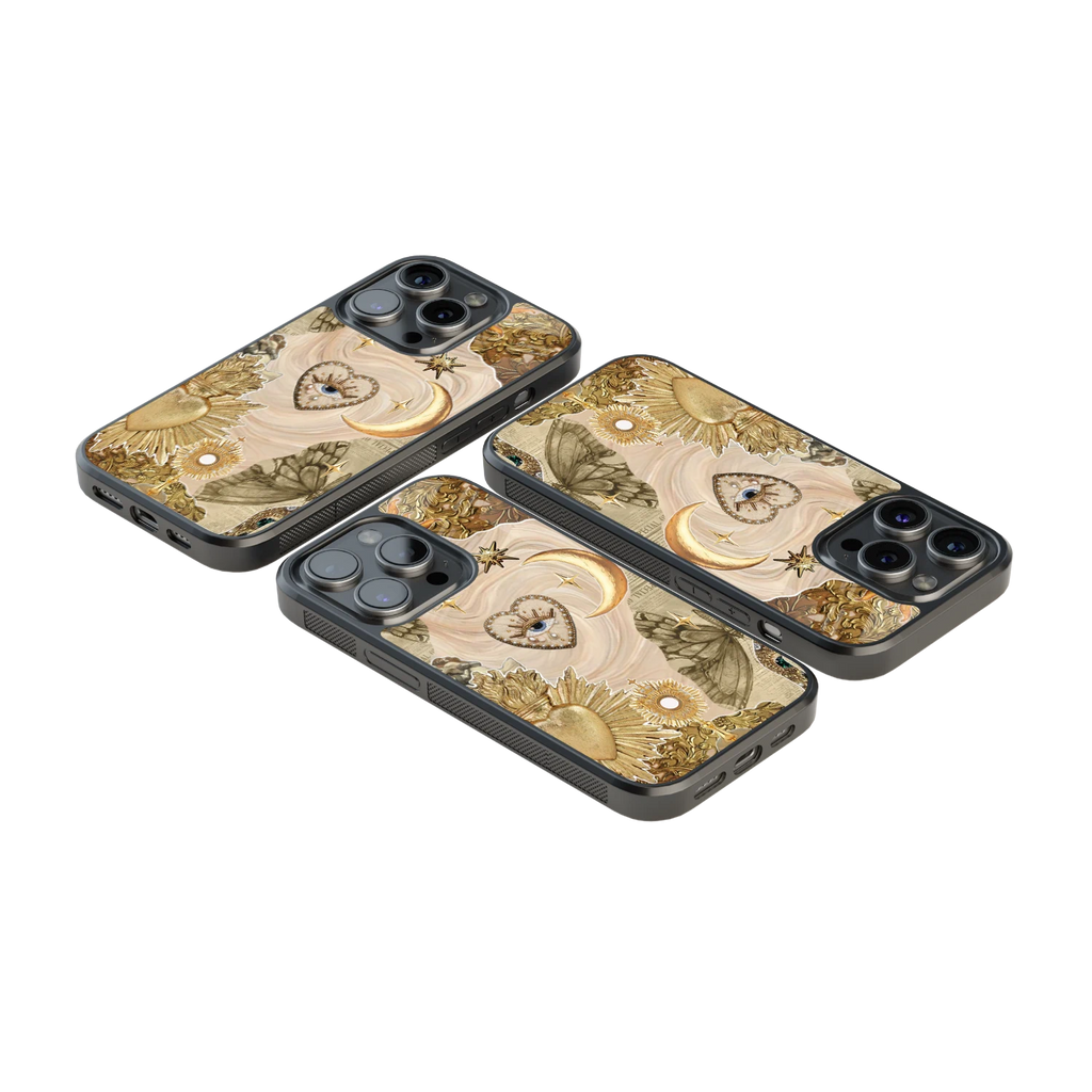 Luxury Glass Back Mobile Cover for iPhone, Samsung Galaxy, OnePlus, Pixel, Redmi & More