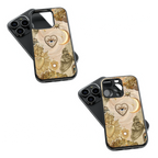 Trendy Glass Back Mobile Case for iPhone, Samsung, Redmi, OnePlus, Google Pixel, Motorola