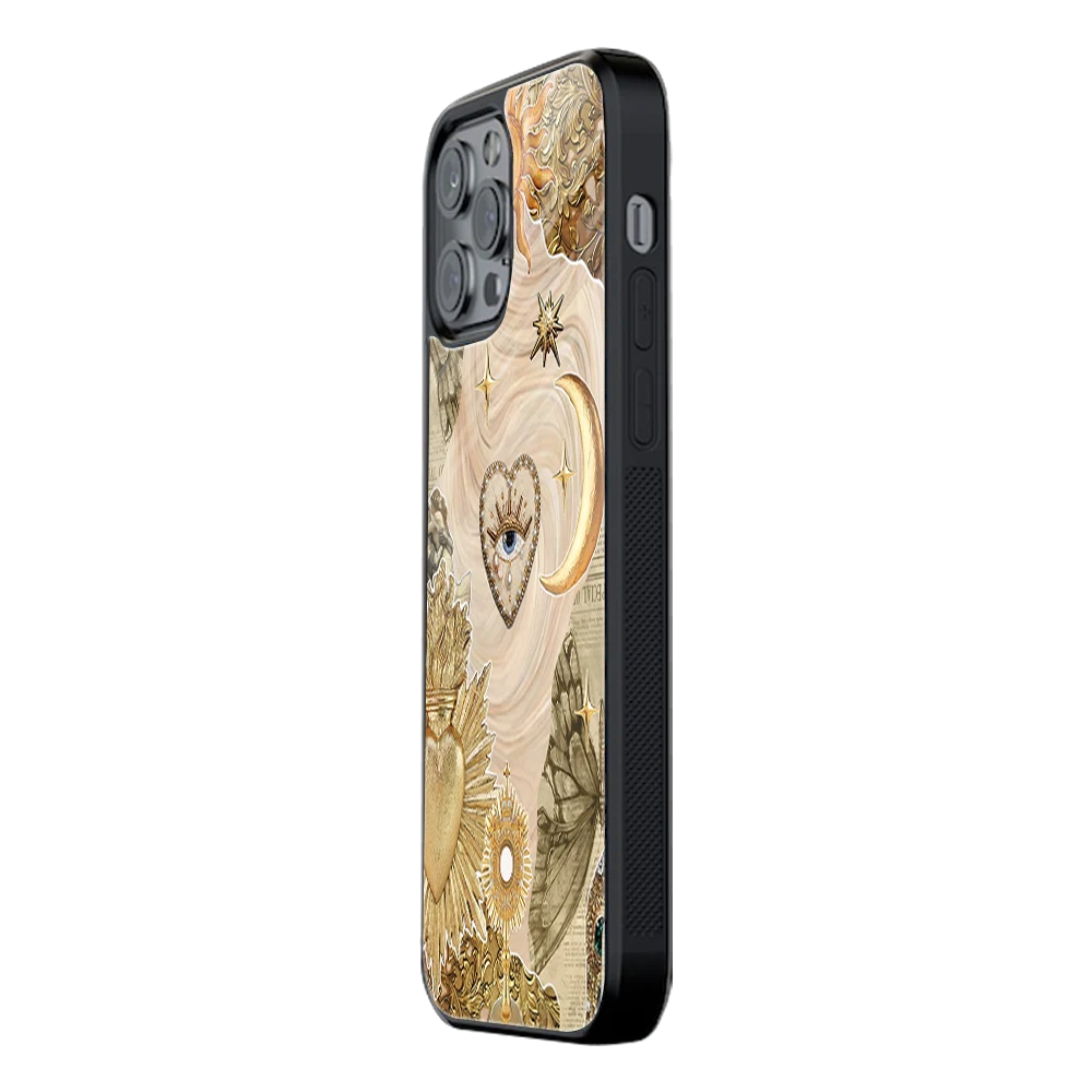 Slim Glass Back Phone Case for Multiple Brands iPhone, Samsung, Redmi, OnePlus, Oppo, Vivo