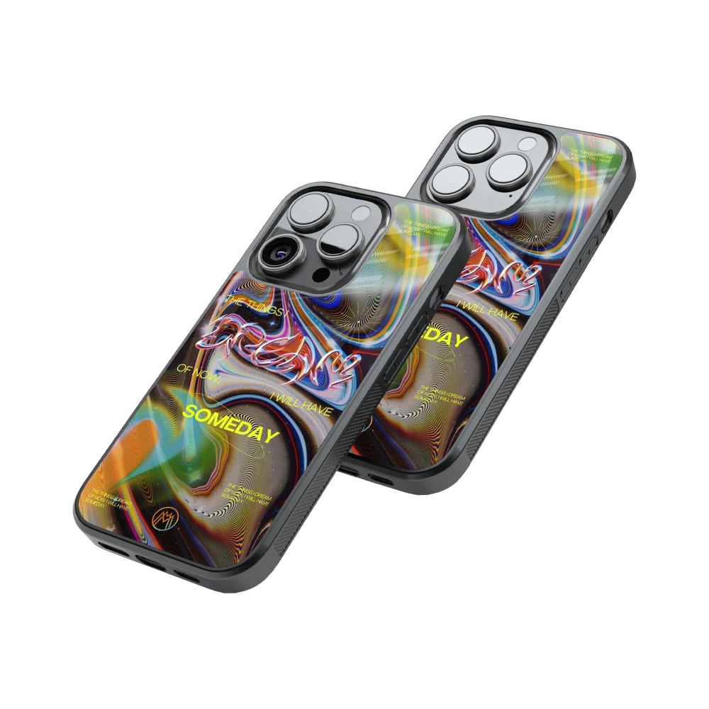 Protective Glass Back Phone Case Compatible with iPhone, Samsung, OnePlus, Pixel & More