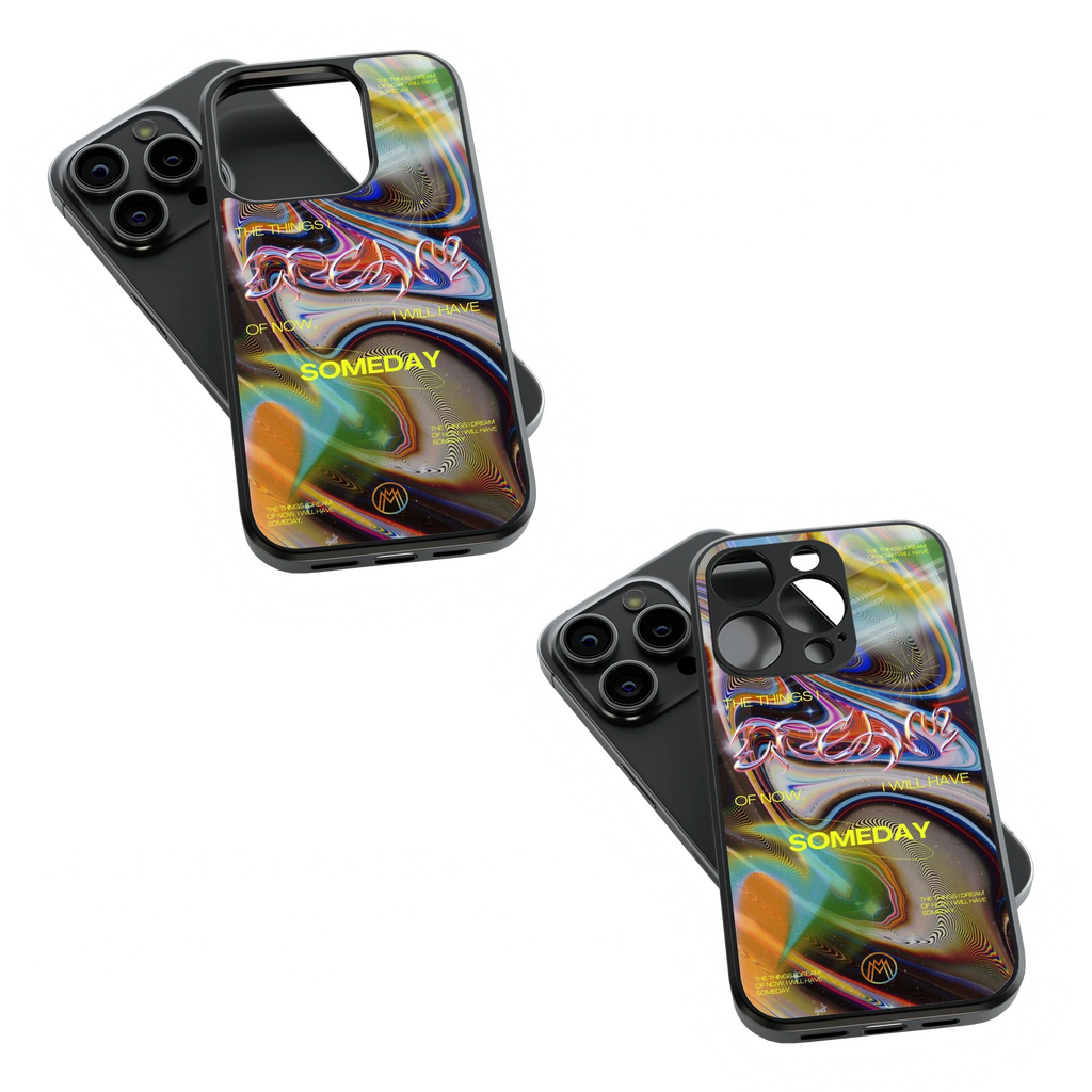 Trendy Glass Back Mobile Case for iPhone, Samsung, Redmi, OnePlus, Google Pixel, Motorola