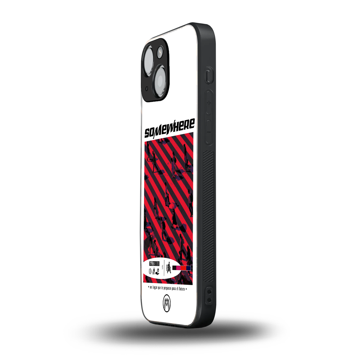 somewhere on the planet back phone cover | glass case for iphone 13 mini