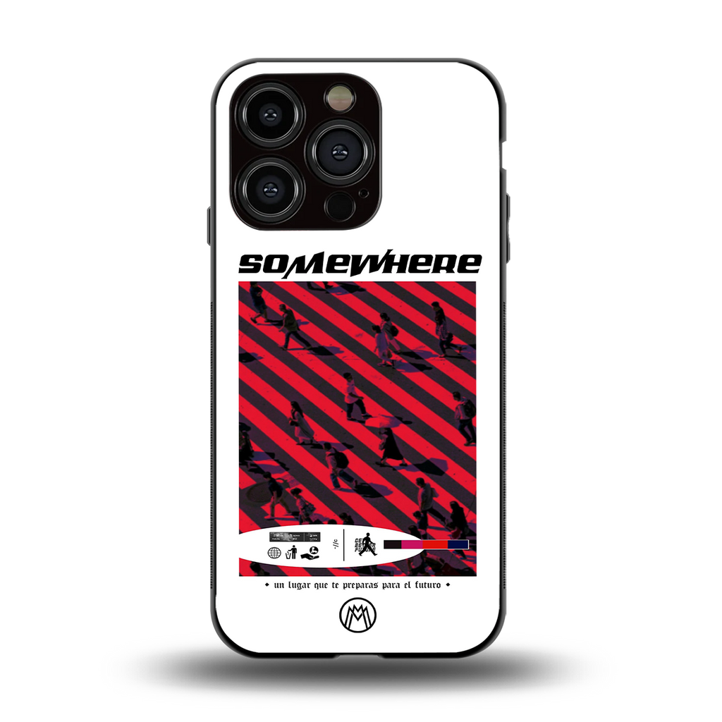 somewhere on the planet back phone cover | glass case for iphone 13 pro
