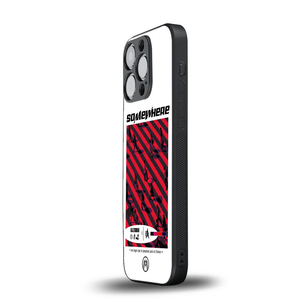 somewhere on the planet back phone cover | glass case for iphone 13 pro