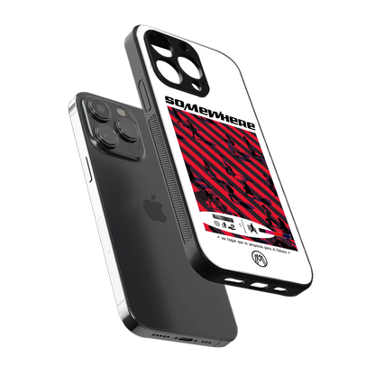 somewhere on the planet back phone cover | glass case for iphone 14 pro max