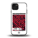 somewhere on the planet back phone cover | glass case for iphone 15