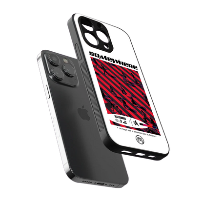 somewhere on the planet back phone cover | glass case for iphone 14 pro