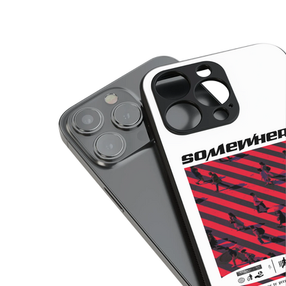 somewhere on the planet back phone cover | glass case for iphone 14 pro max