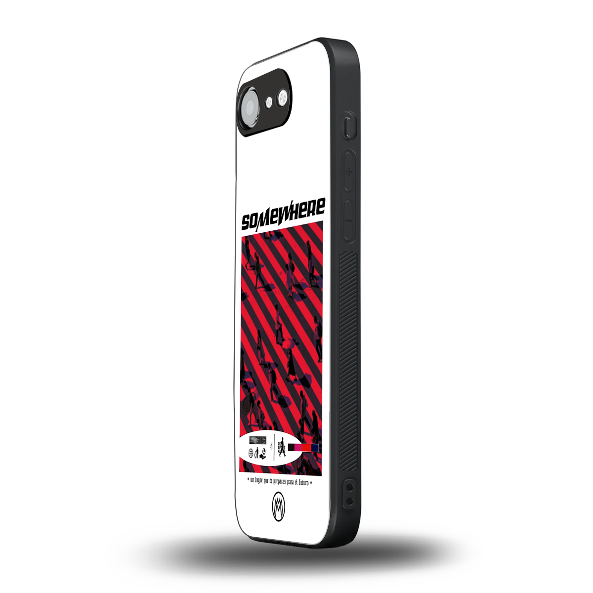 somewhere on the planet back phone cover | glass case for iphone 16e