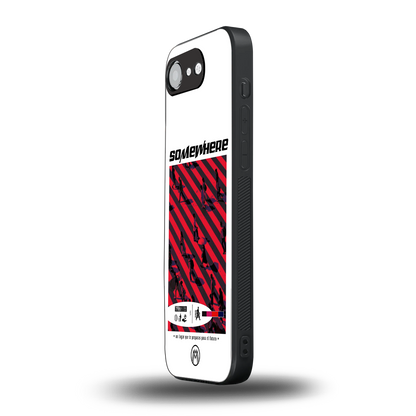 somewhere on the planet back phone cover | glass case for iphone 16e