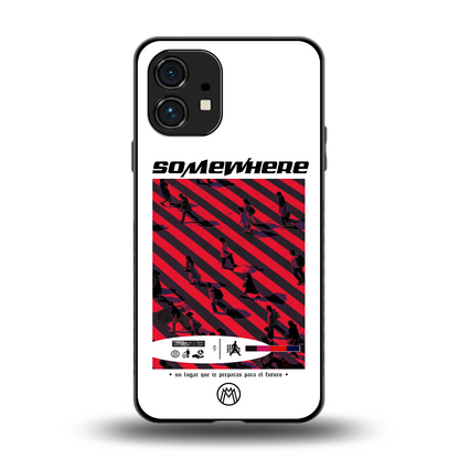 somewhere on the planet back phone cover | glass case for nothing phone 1