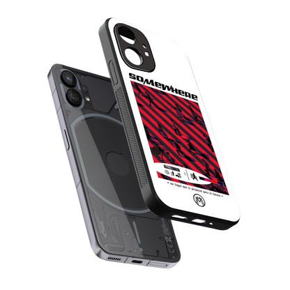 somewhere on the planet back phone cover | glass case for nothing phone 1