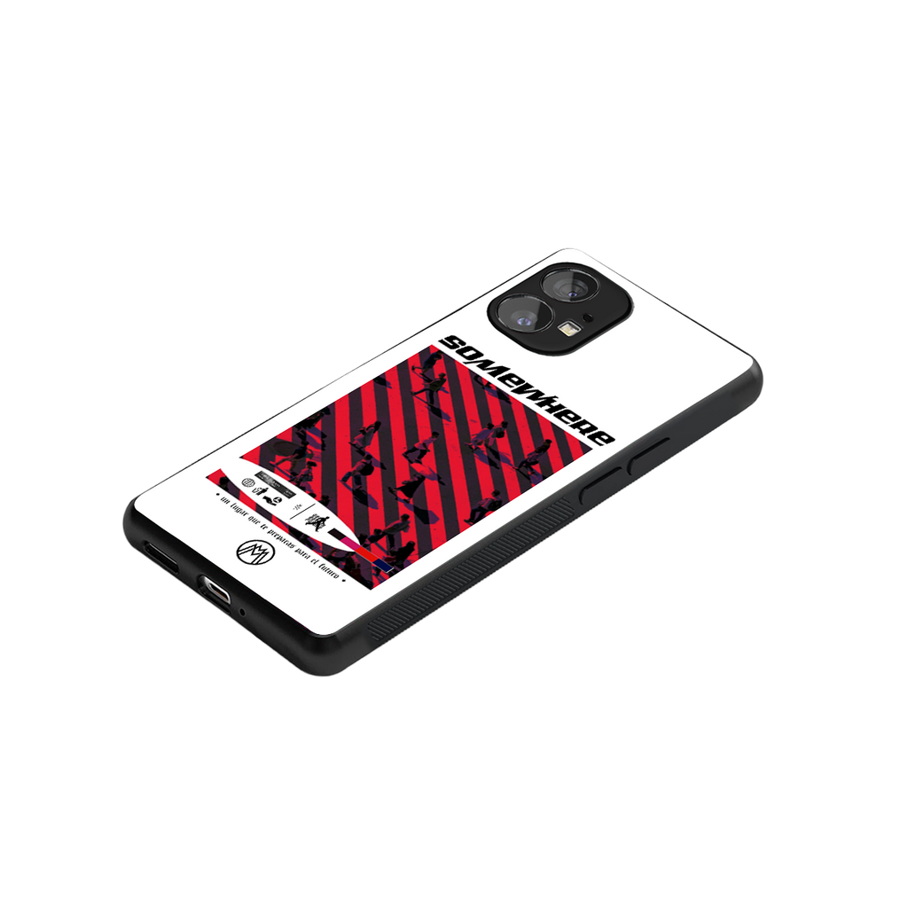 somewhere on the planet back phone cover | glass case for nothing phone 1