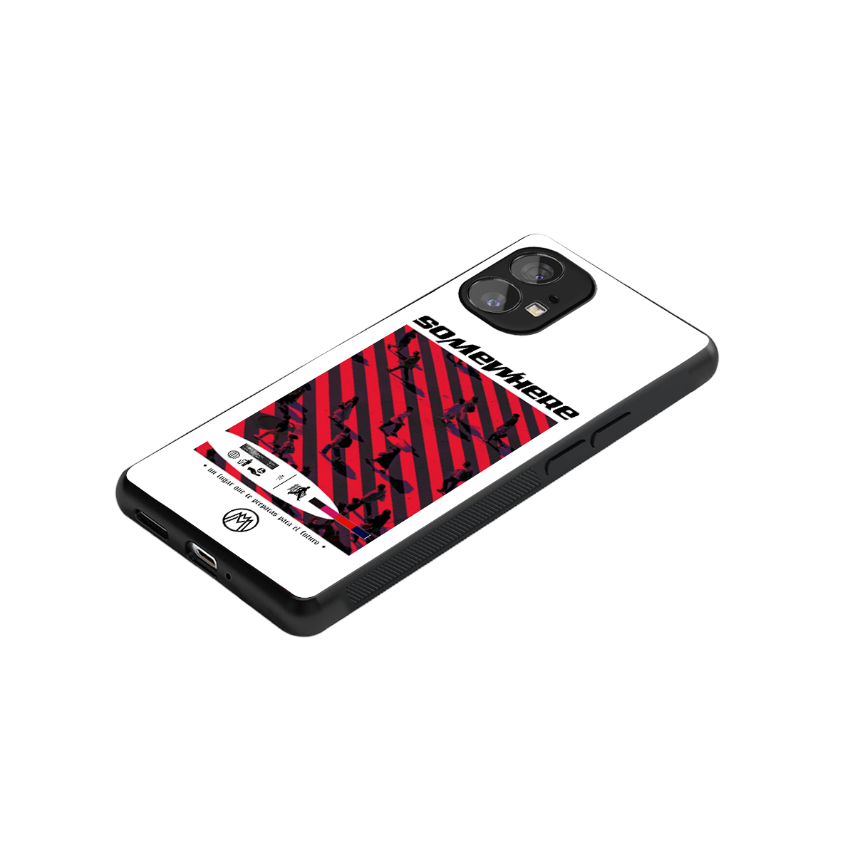 somewhere on the planet back phone cover | glass case for nothing phone 1