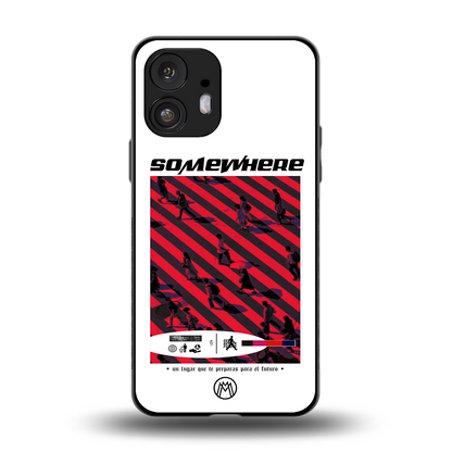 somewhere on the planet back phone cover | glass case for nothing phone 2