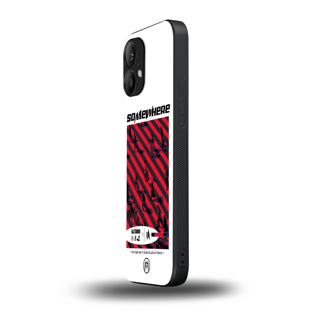 somewhere on the planet back phone cover | glass case for nothing phone 2