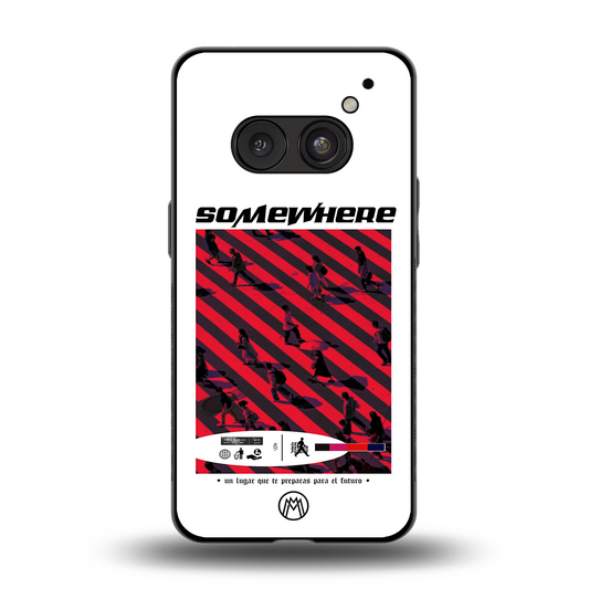 somewhere on the planet back phone cover | glass case for nothing phone 2a