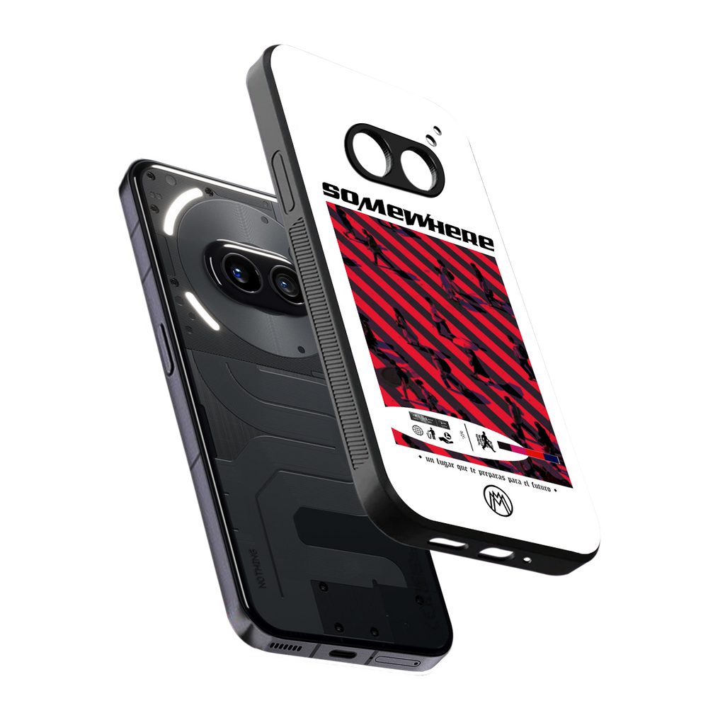 somewhere on the planet back phone cover | glass case for nothing phone 2a