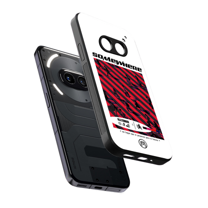 somewhere on the planet back phone cover | glass case for nothing phone 2a