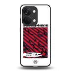 somewhere on the planet back phone cover | glass case for oneplus nord 3