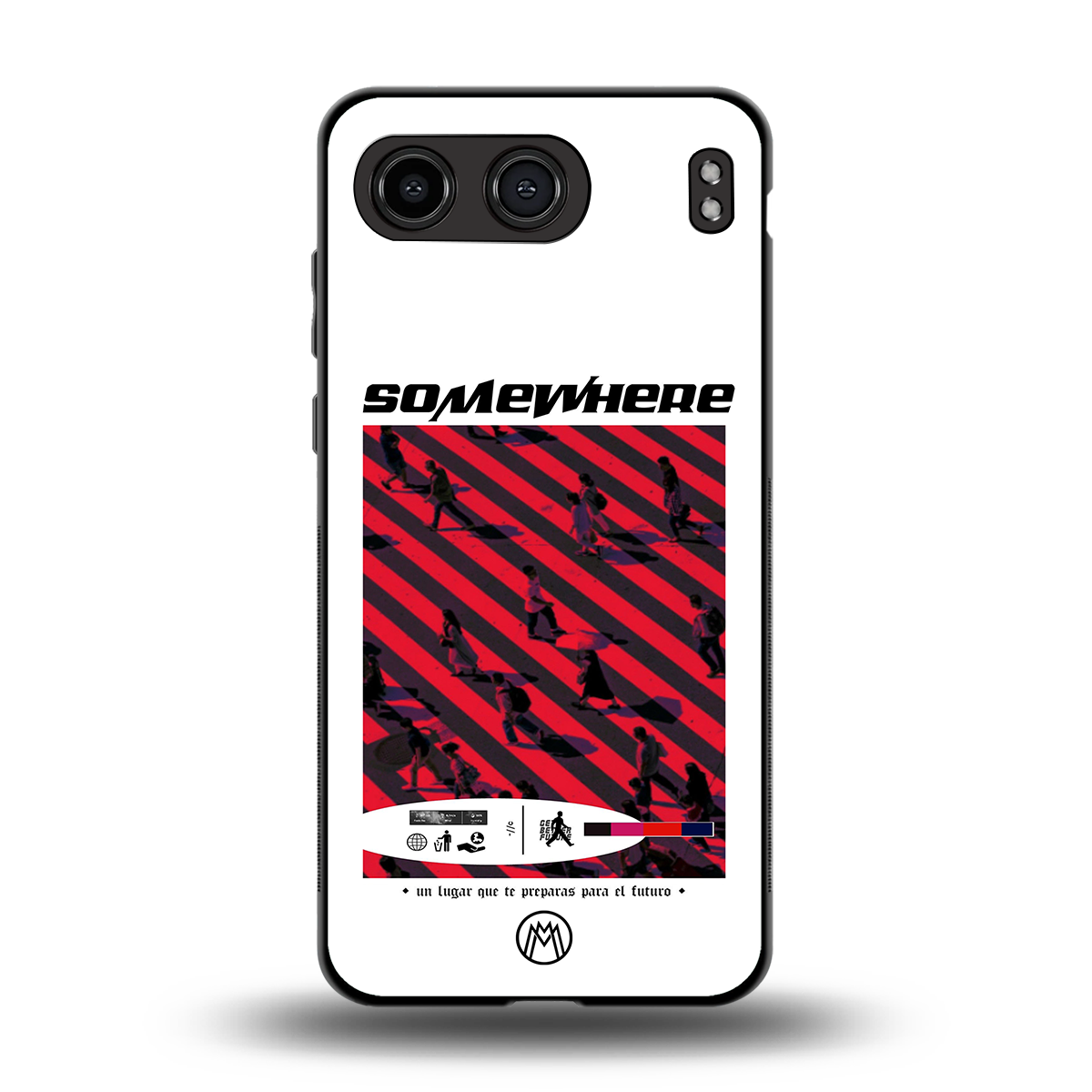 somewhere on the planet back phone cover | glass case for oneplus nord 4