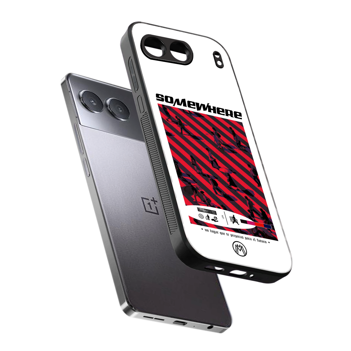 somewhere on the planet back phone cover | glass case for oneplus nord 4