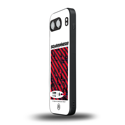 somewhere on the planet back phone cover | glass case for oneplus nord 4