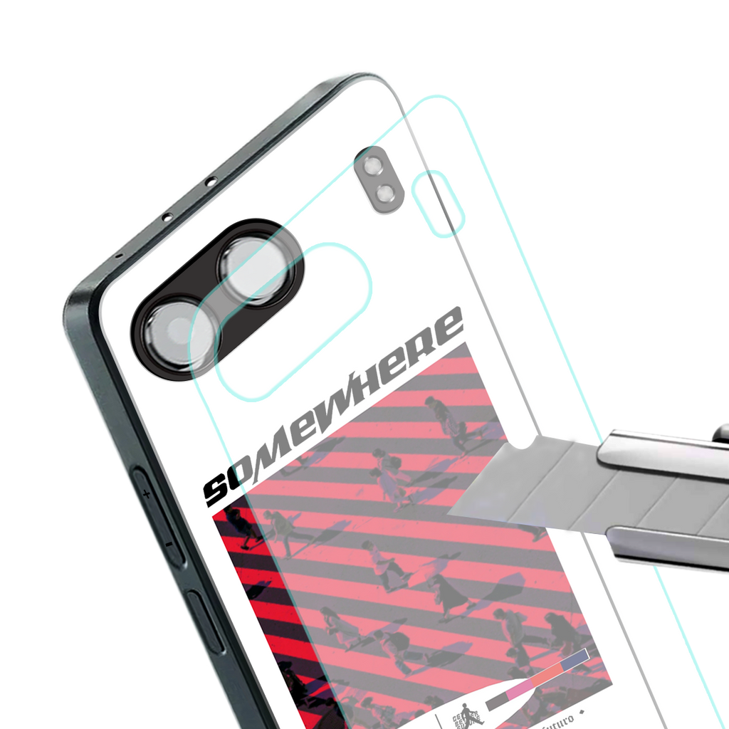 somewhere on the planet back phone cover | glass case for oneplus nord 4