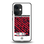 somewhere on the planet back phone cover | glass case for oneplus nord ce 3