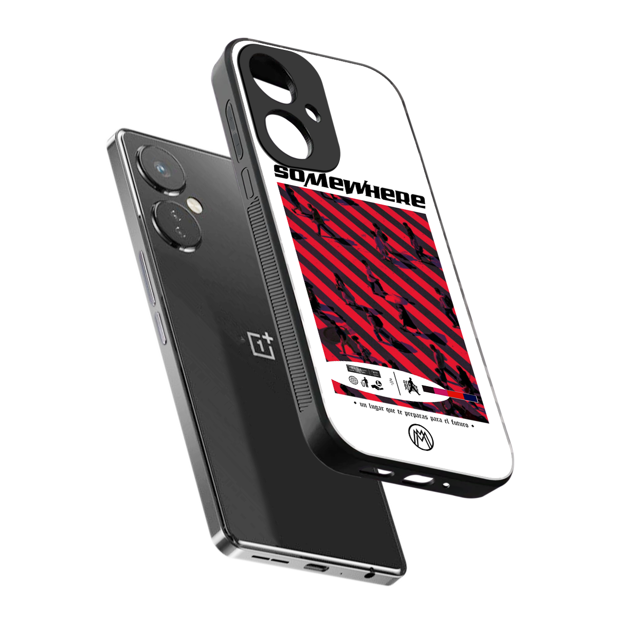 somewhere on the planet back phone cover | glass case for oneplus nord ce 3