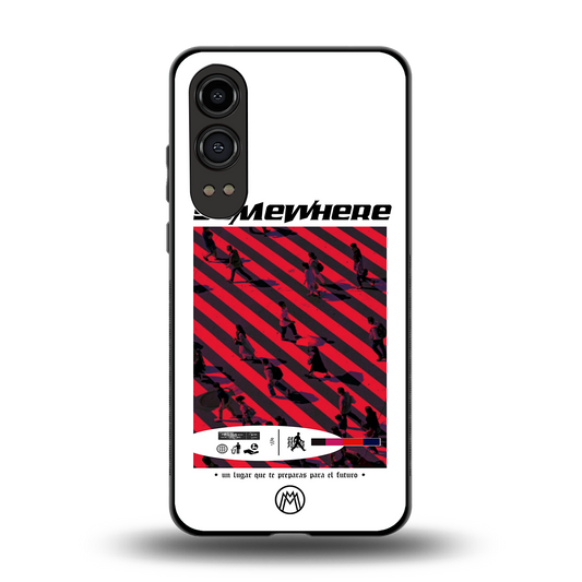 somewhere on the planet back phone cover | glass case for oneplus nord ce 4 lite