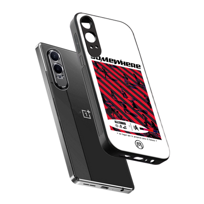 somewhere on the planet back phone cover | glass case for oneplus nord ce 4 lite