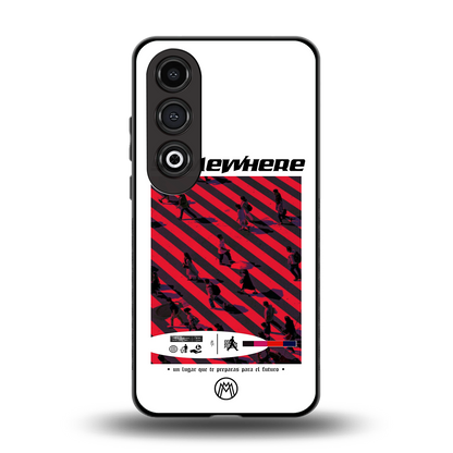 somewhere on the planet back phone cover | glass case for oneplus nord ce 4
