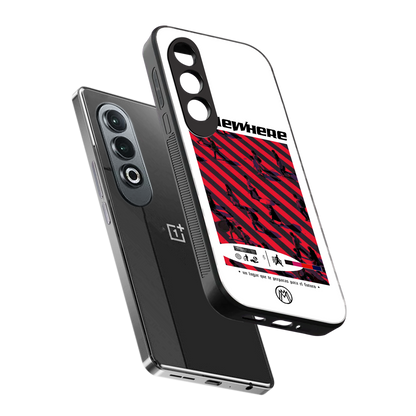 somewhere on the planet back phone cover | glass case for oneplus nord ce 4