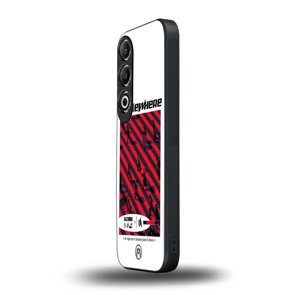 somewhere on the planet back phone cover | glass case for oneplus nord ce 4