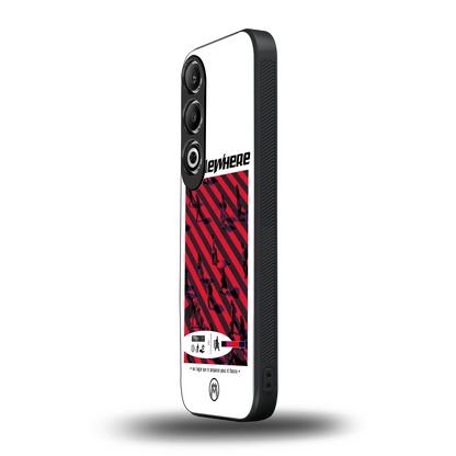 somewhere on the planet back phone cover | glass case for oneplus nord ce 4