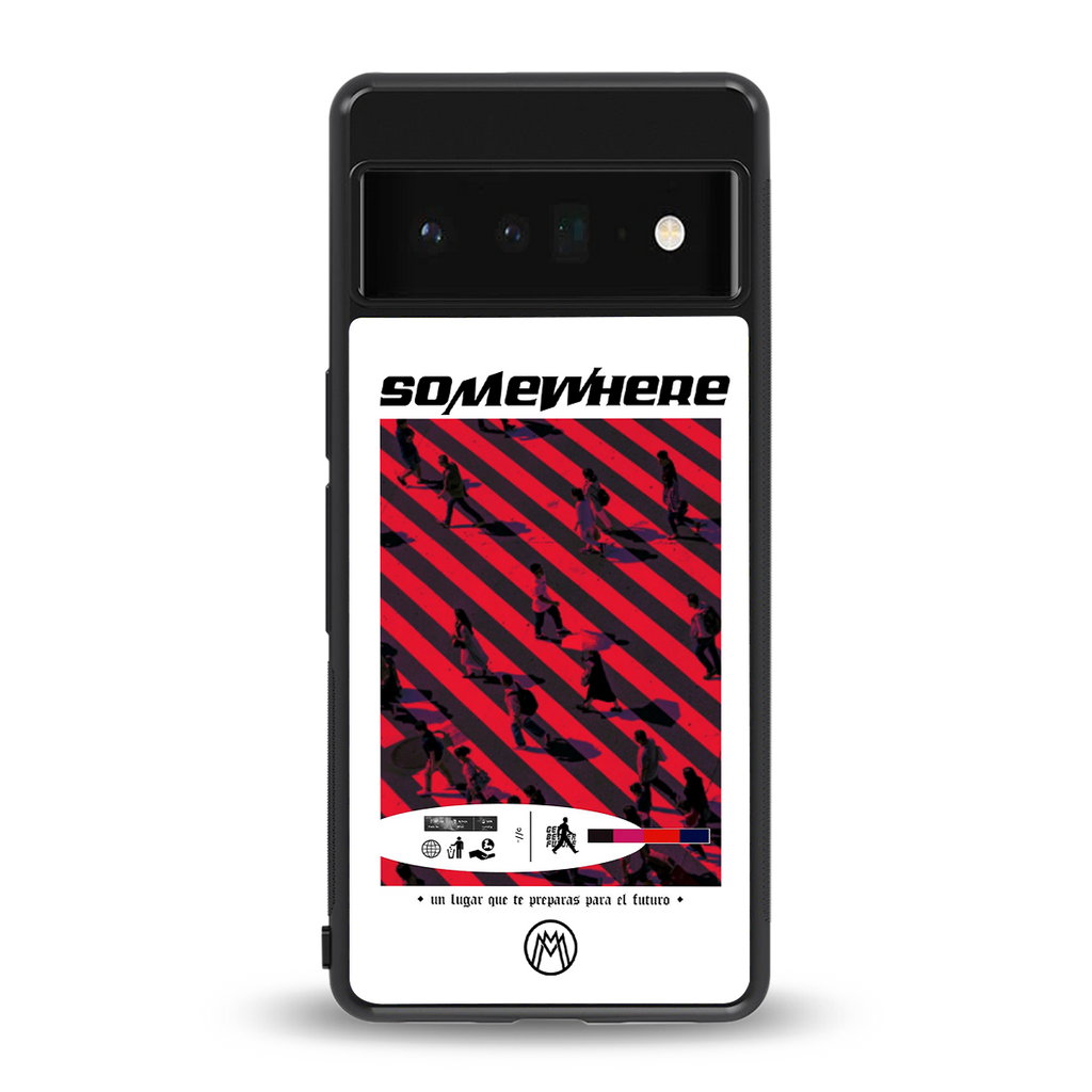 somewhere on the planet back phone cover | glass case for google pixel 6 pro