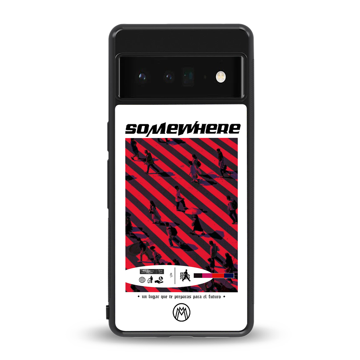 somewhere on the planet back phone cover | glass case for google pixel 6 pro