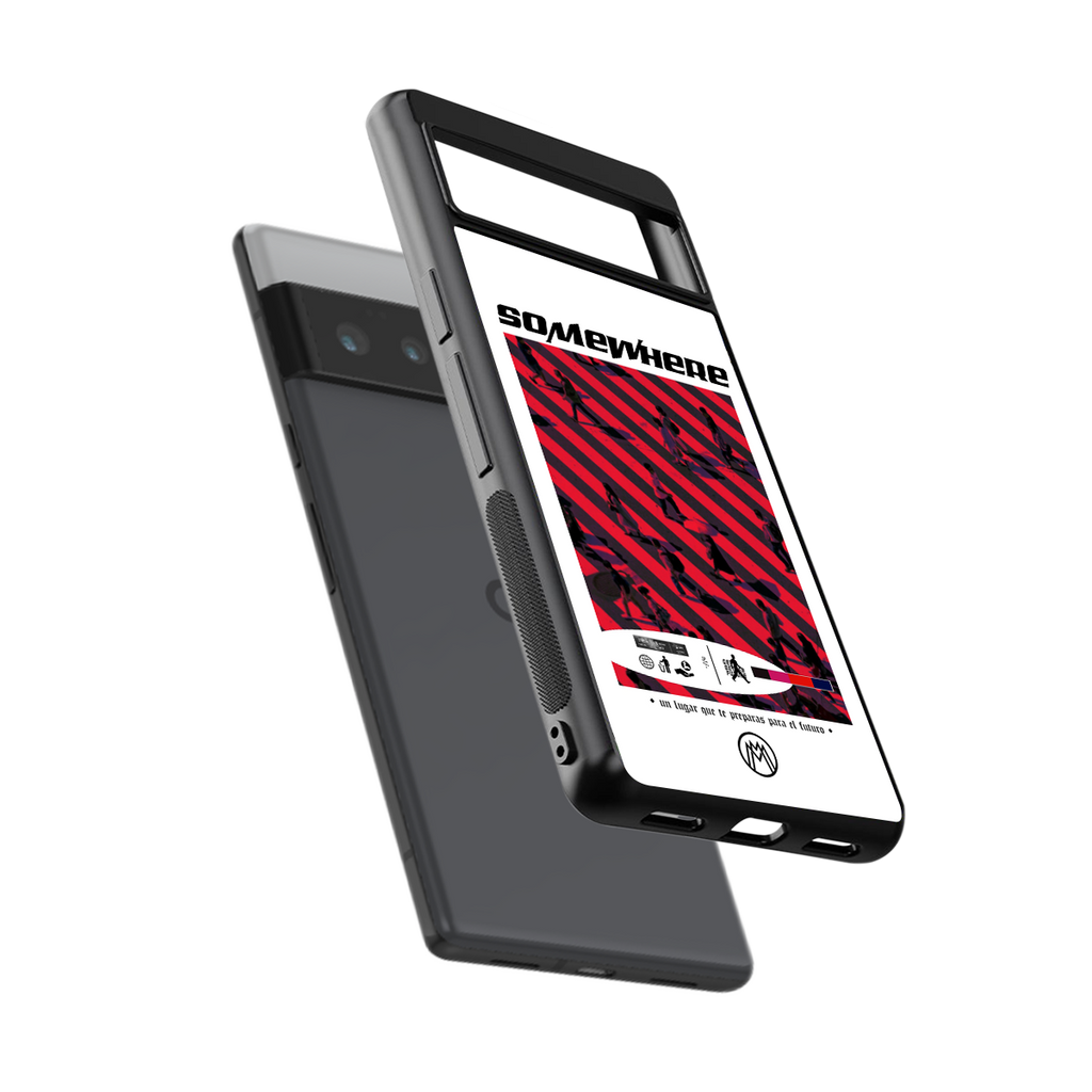 somewhere on the planet back phone cover | glass case for google pixel 6 pro