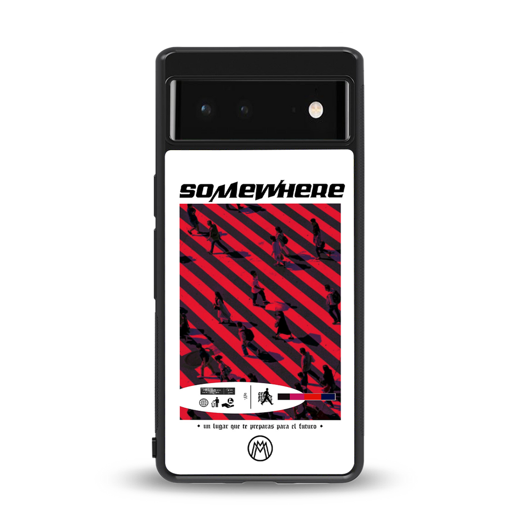 somewhere on the planet back phone cover | glass case for google pixel 6
