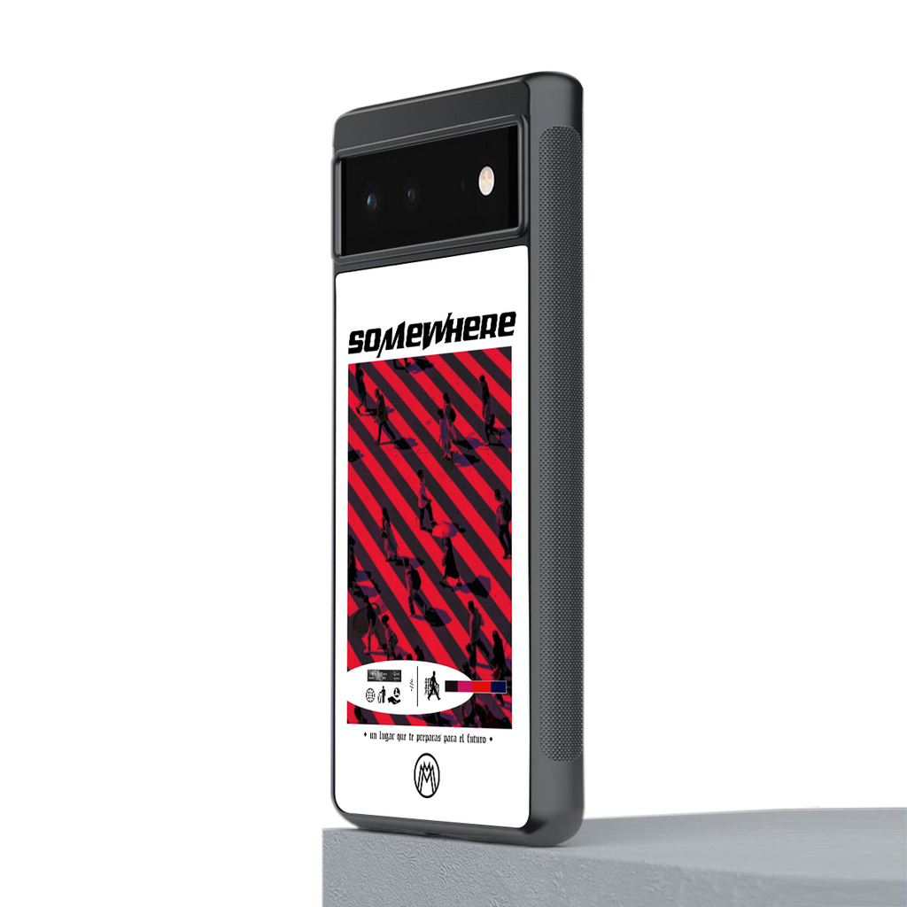 somewhere on the planet back phone cover | glass case for Google Pixel 6A
