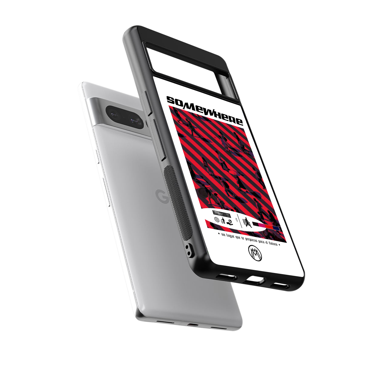somewhere on the planet back phone cover | glass case for google pixel 7 pro