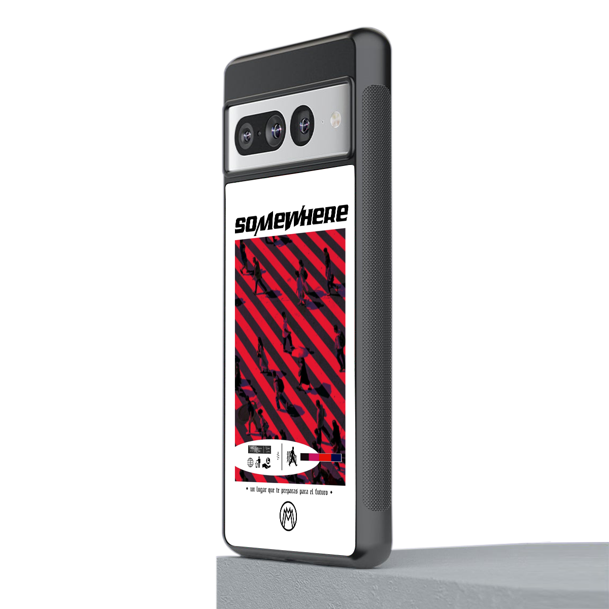 somewhere on the planet back phone cover | glass case for google pixel 7 pro