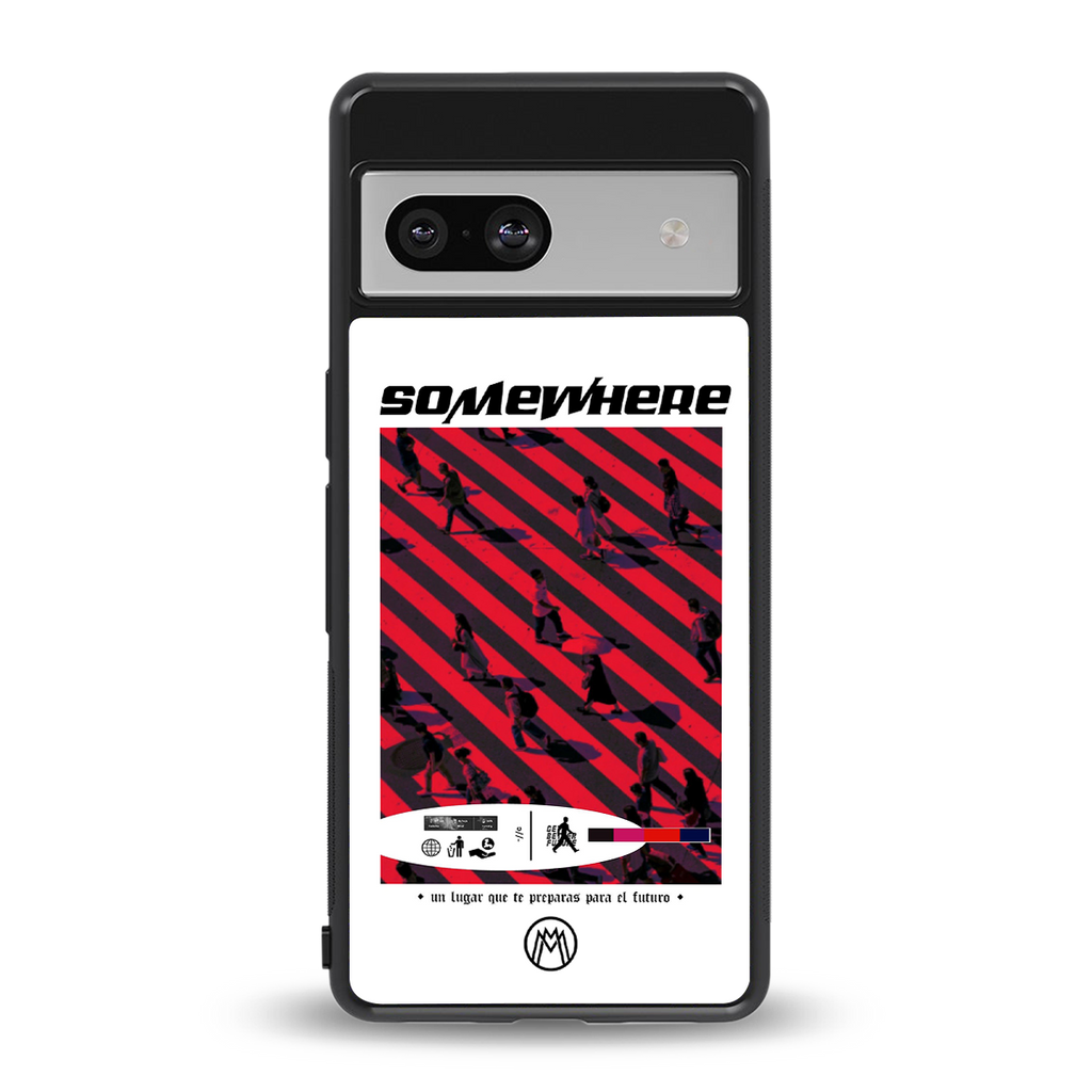somewhere on the planet back phone cover | glass case for Google Pixel 7