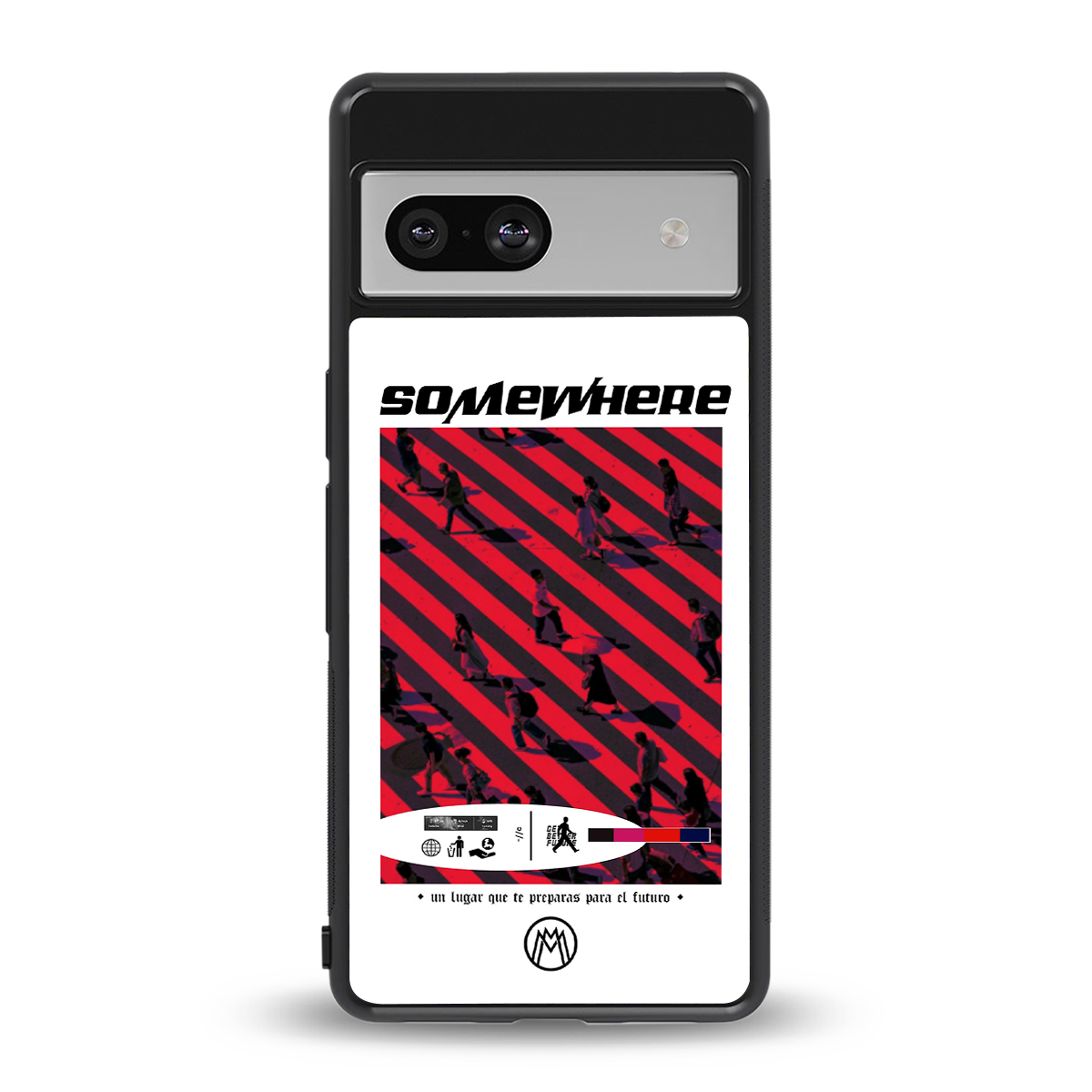 somewhere on the planet back phone cover | glass case for Google Pixel 7A