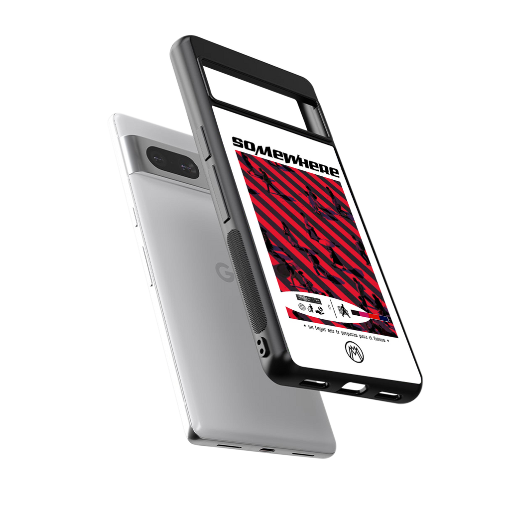 somewhere on the planet back phone cover | glass case for Google Pixel 7