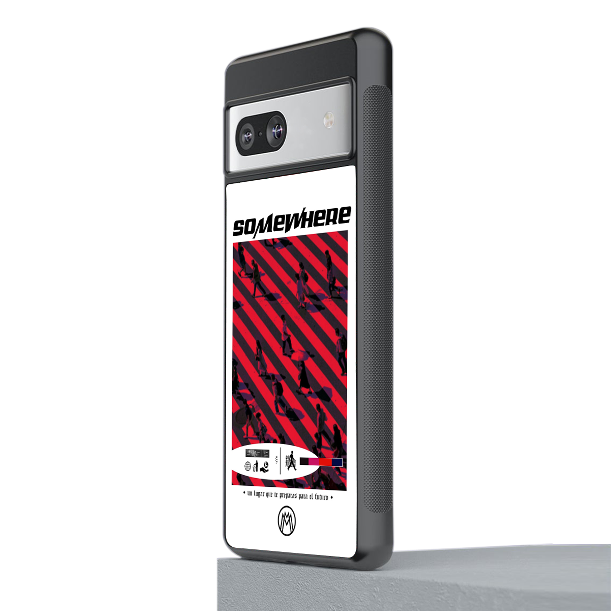 somewhere on the planet back phone cover | glass case for Google Pixel 7A