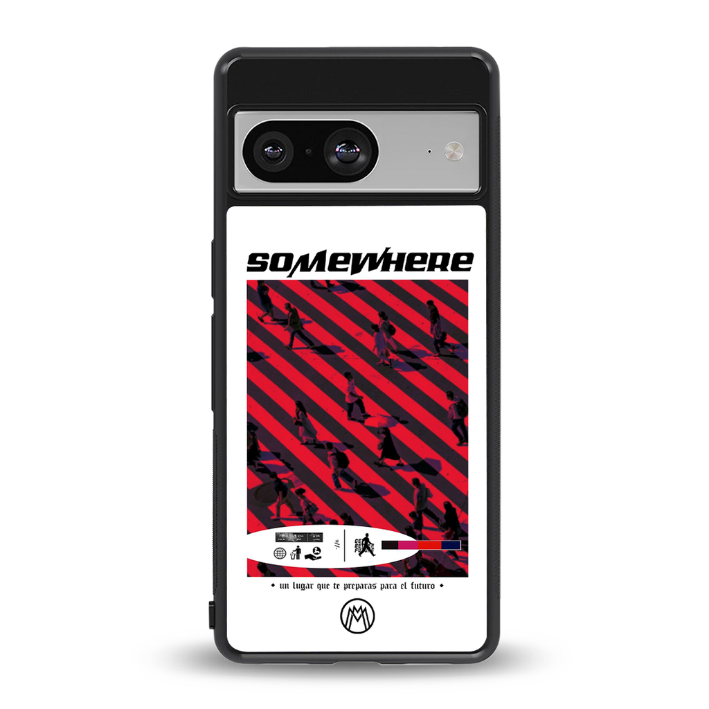 somewhere on the planet back phone cover | glass case for Google Pixel 8