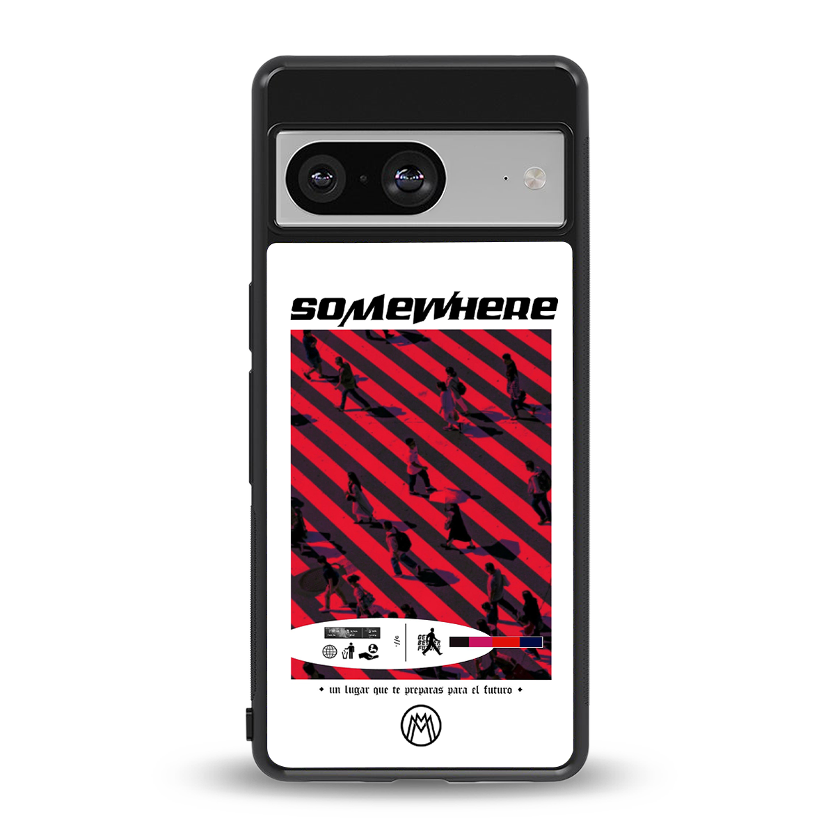 somewhere on the planet back phone cover | glass case for Google Pixel 8